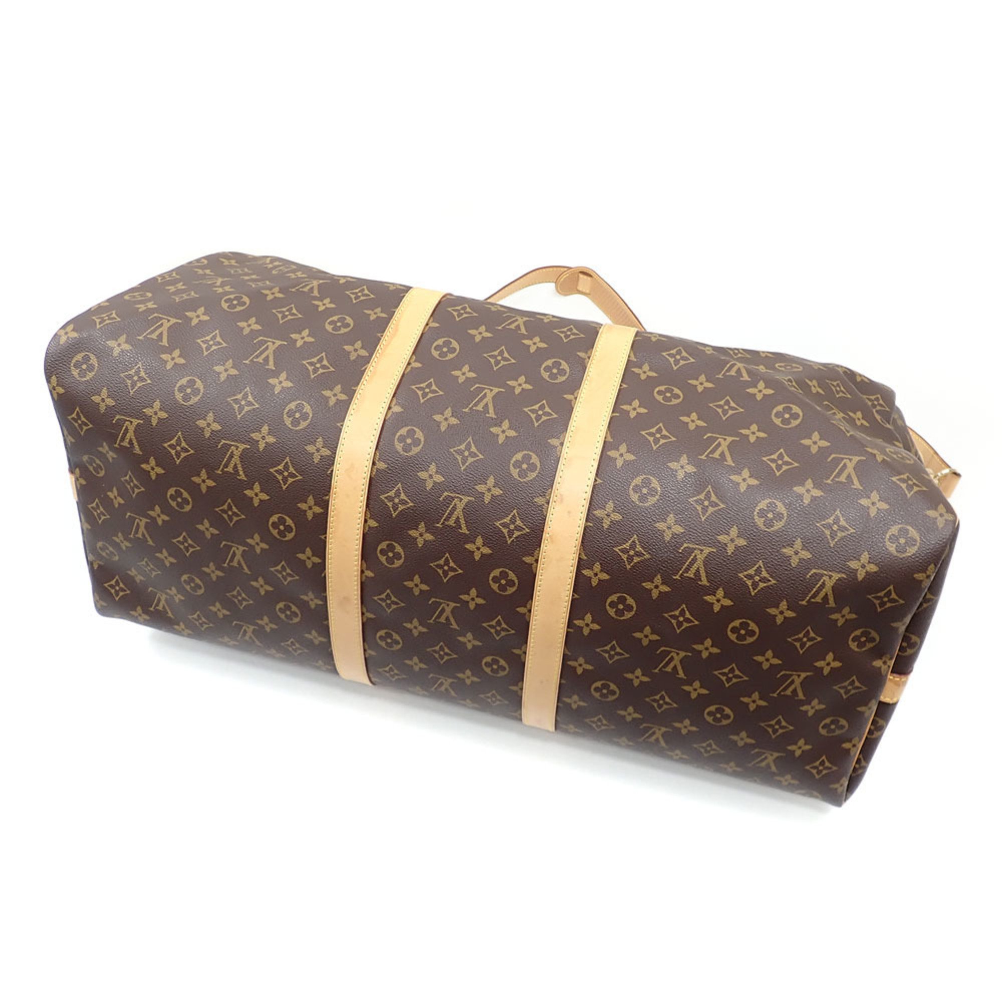 Louis Vuitton Boston Bag Monogram Keepall Bandouliere 60 M41412 Women's Men's Shoulder Hand A6048435