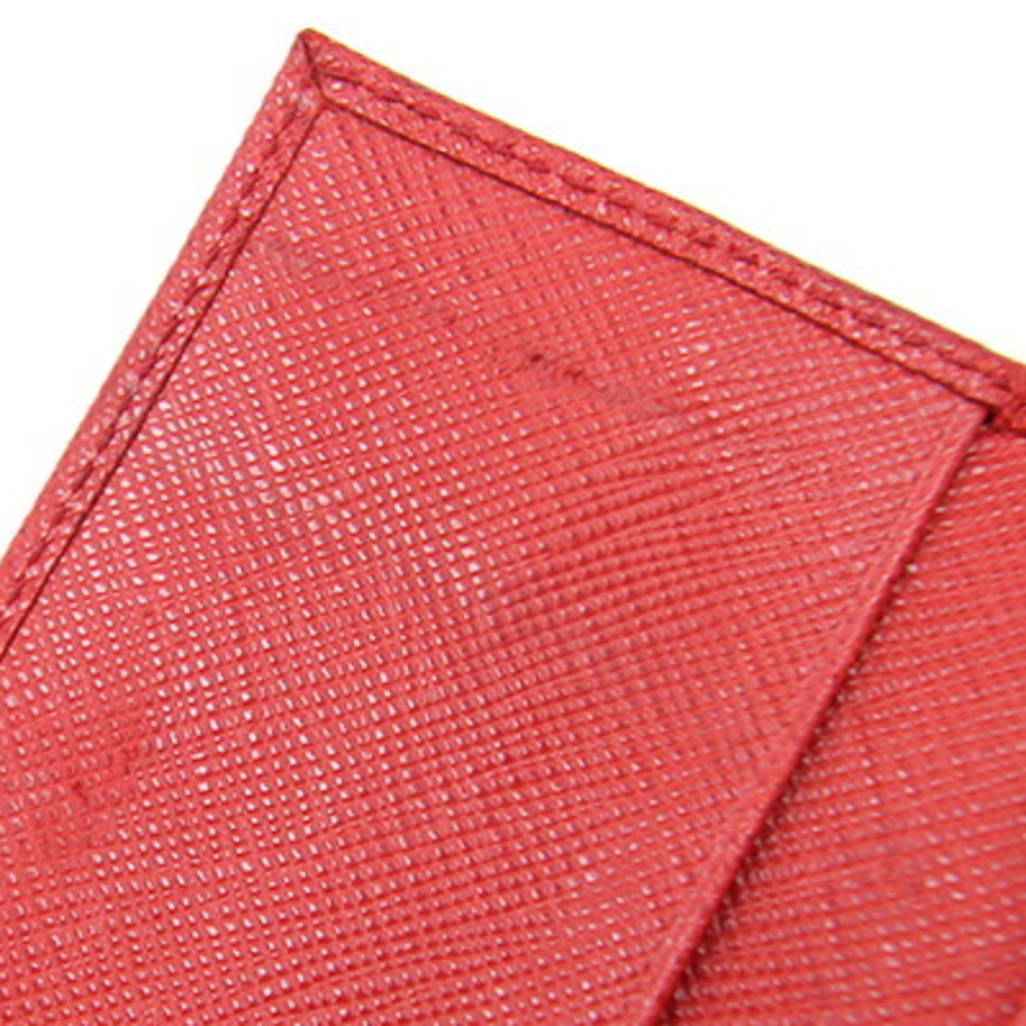 Prada 6-Key Case 1PG222 Red Leather Key Ribbon Women's PRADA