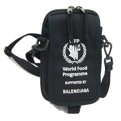 Balenciaga Shoulder Bag WFP Collaboration 593329 Black Nylon Men Women BALENCIAGA