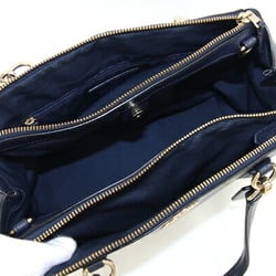 Coach handbag F36637 navy leather shoulder bag for women COACH