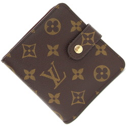 Louis Vuitton Bi-fold Wallet Monogram Compact Zip M61667 Women's LOUIS VUITTON