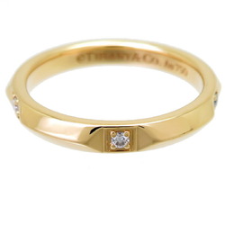 Tiffany 750YG True Band Diamond Women's Ring, 750 Yellow Gold, Size 9, DH83103