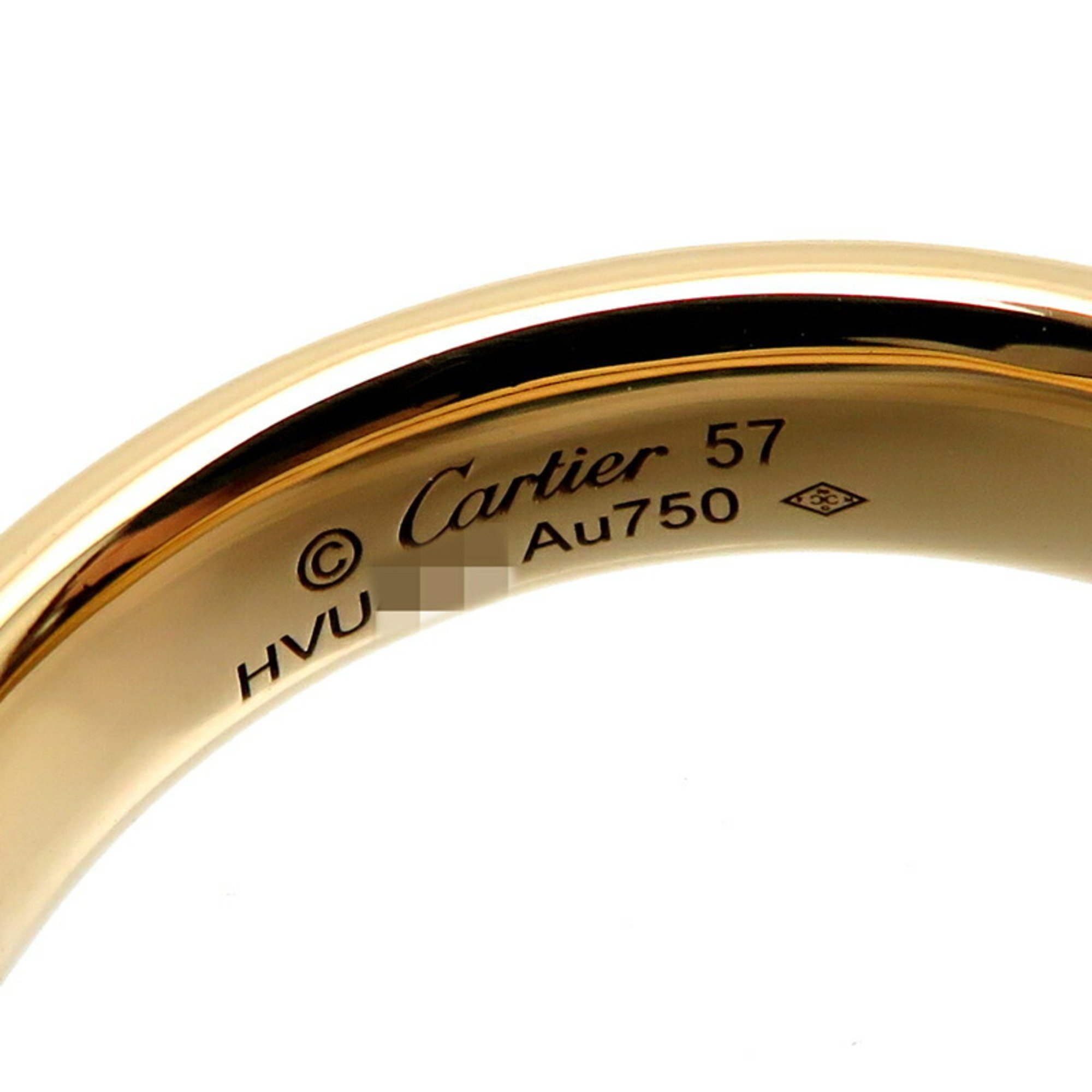 Cartier #57 Panthere Ladies Ring B4230100 750 Yellow Gold Size 16.5 DH83114