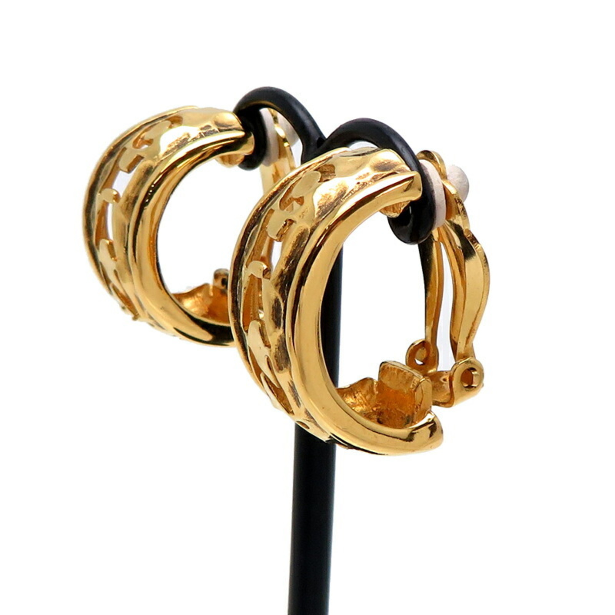 Chanel Hoop Women's Earrings GP DH83154