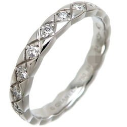 Chanel #54 0.34ct Full Diamond Coco Crush Ladies Ring J11871 750 White Gold Size 13.5 DH83112