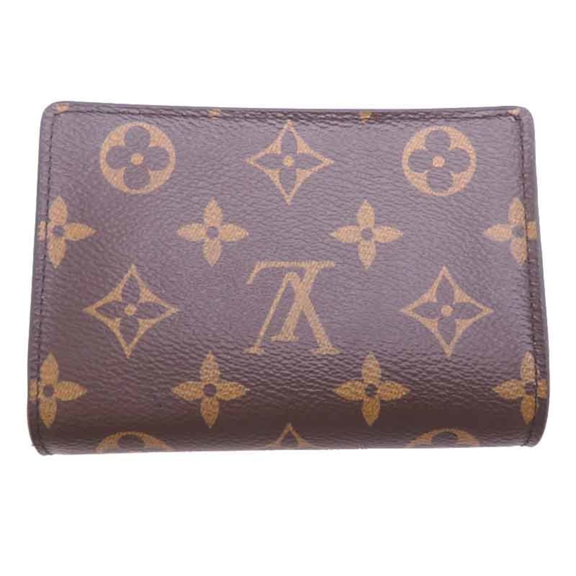 Louis Vuitton Portefeuille Juliet Pet Odor Women's Bi-fold Wallet M69432 Monogram Giant Reverse (Brown) DH83037