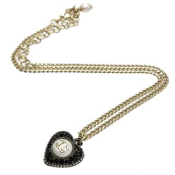 Chanel Coco Mark Heart Women's Necklace Metal DH83150