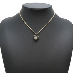 Chanel Coco Mark Heart Women's Necklace Metal DH83150