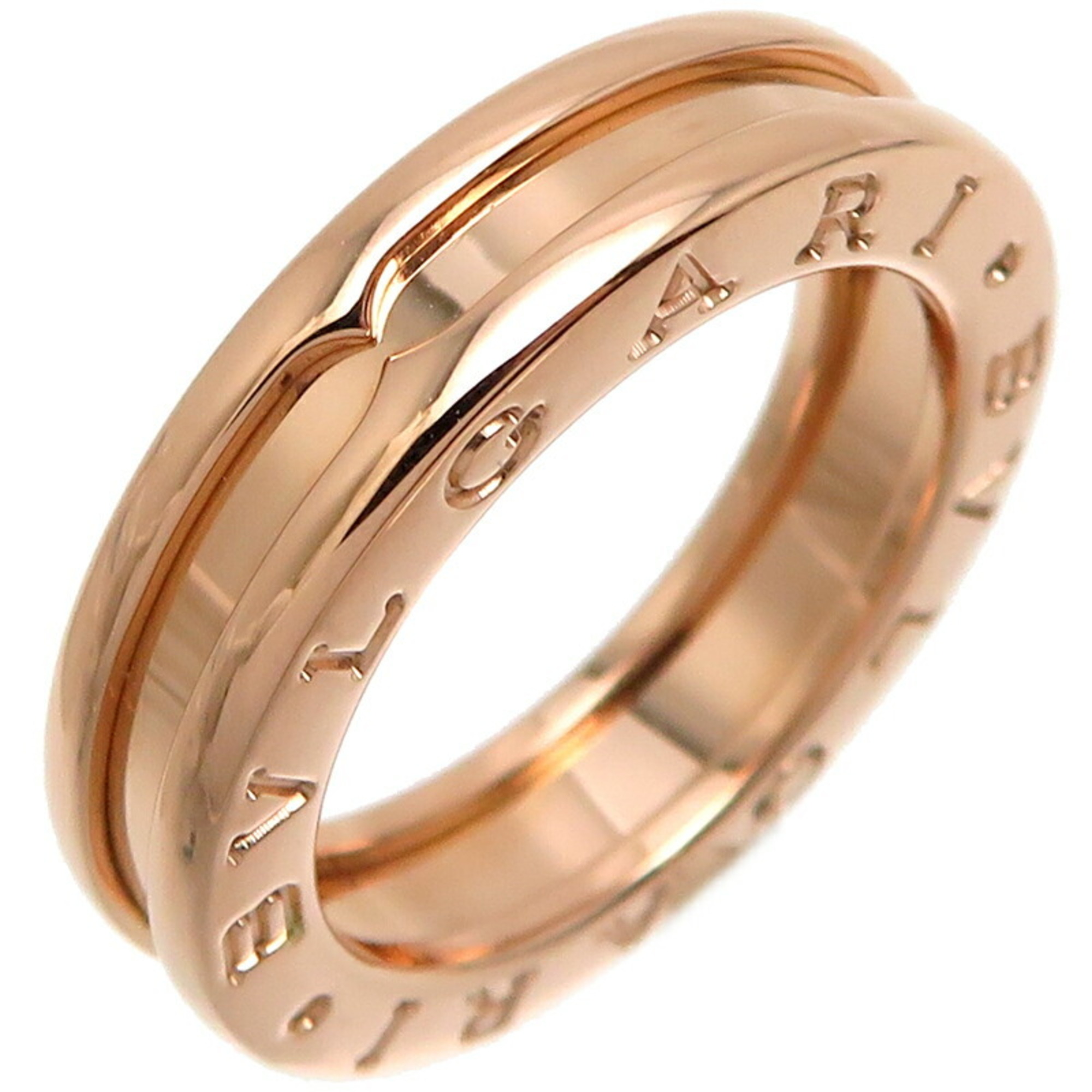 Bvlgari Bulgari #48 B.zero1 1-band ladies ring 336047 750 pink gold size 8 DH83099