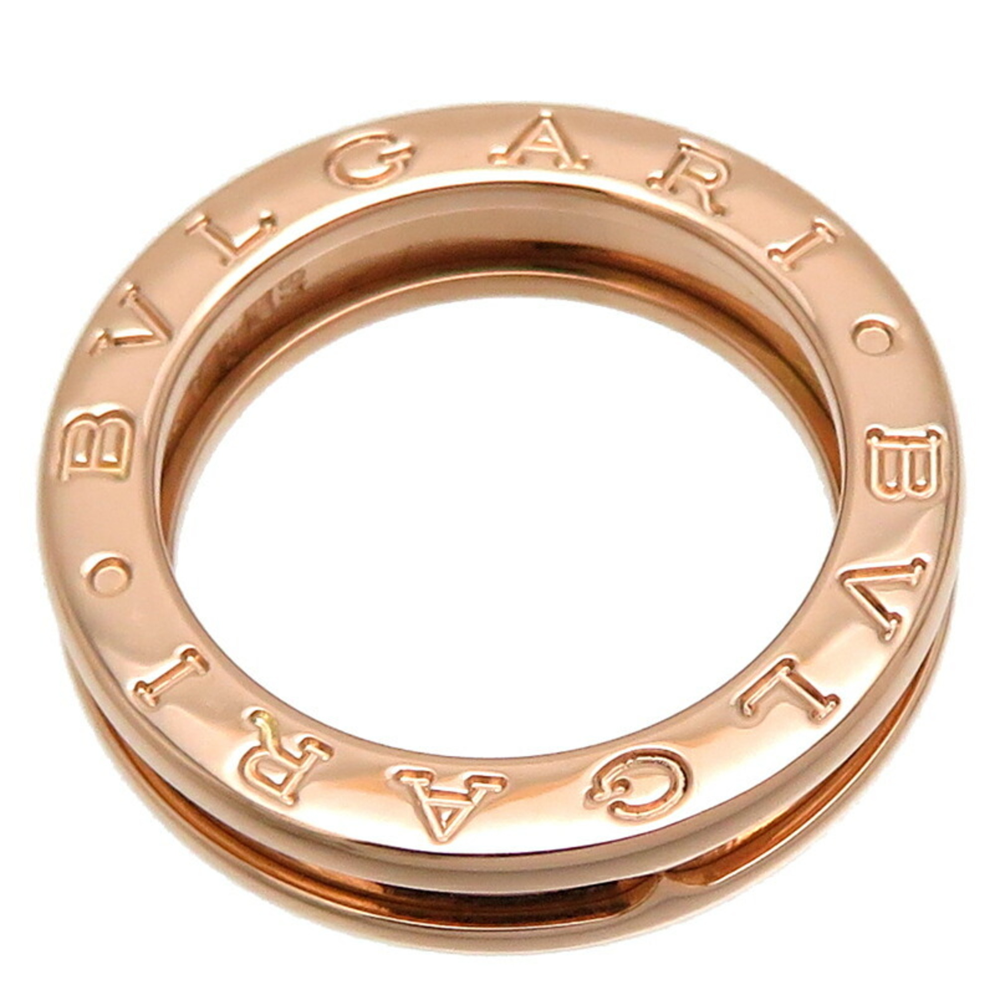 Bvlgari Bulgari #48 B.zero1 1-band ladies ring 336047 750 pink gold size 8 DH83099