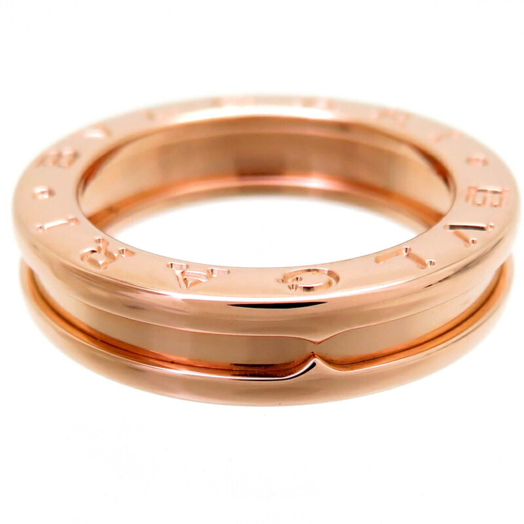 Bvlgari Bulgari #48 B.zero1 1-band ladies ring 336047 750 pink gold size 8 DH83099