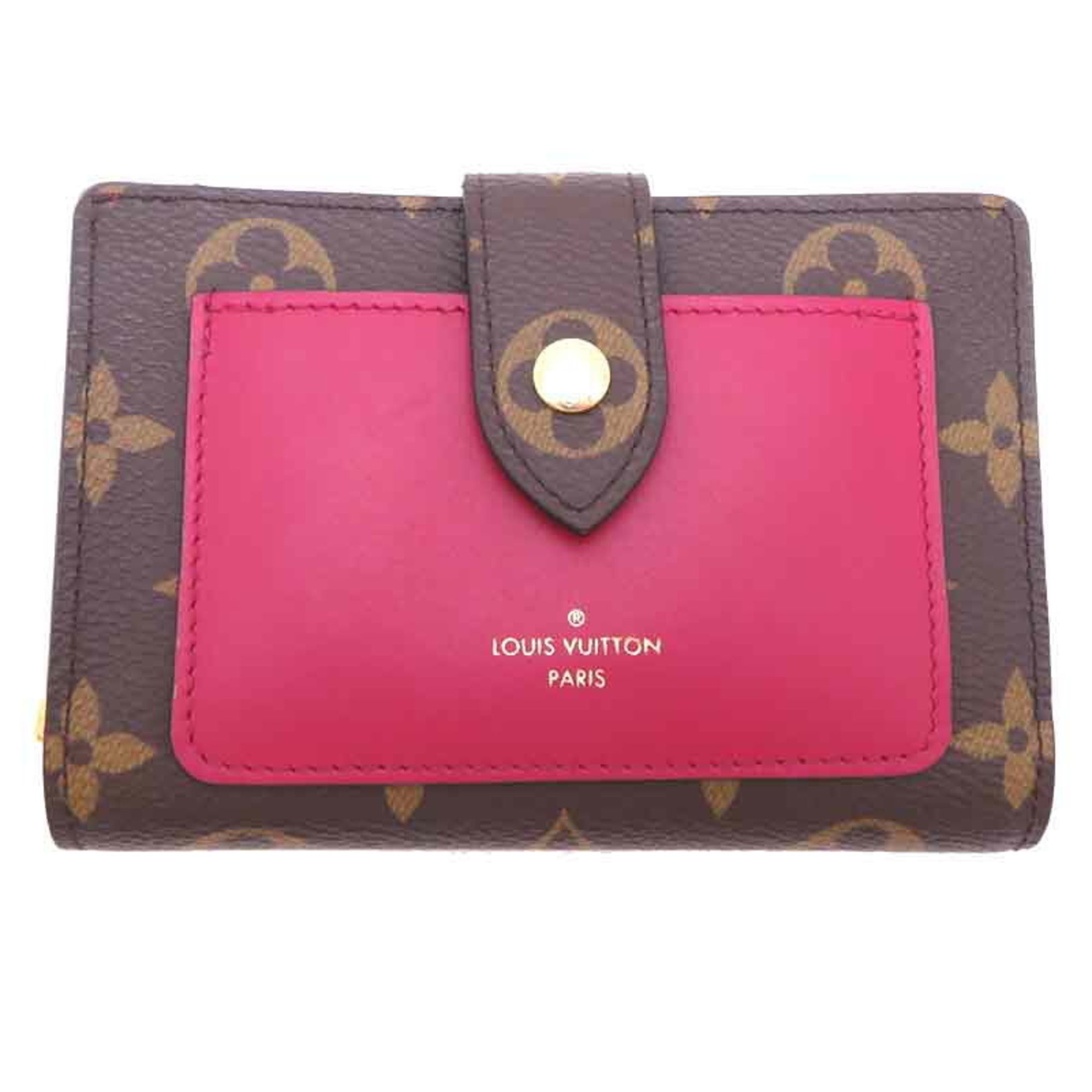 Louis Vuitton Portefeuille Juliet Women's Bi-fold Wallet M69433 Monogram (Brown) DH83036