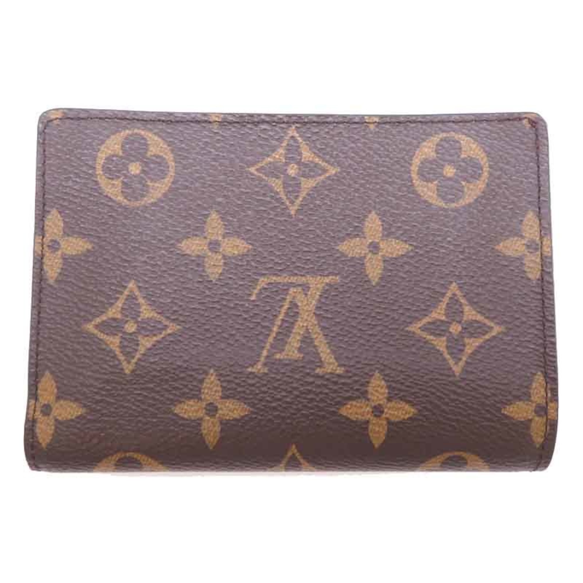 Louis Vuitton Portefeuille Juliet Women's Bi-fold Wallet M69433 Monogram (Brown) DH83036