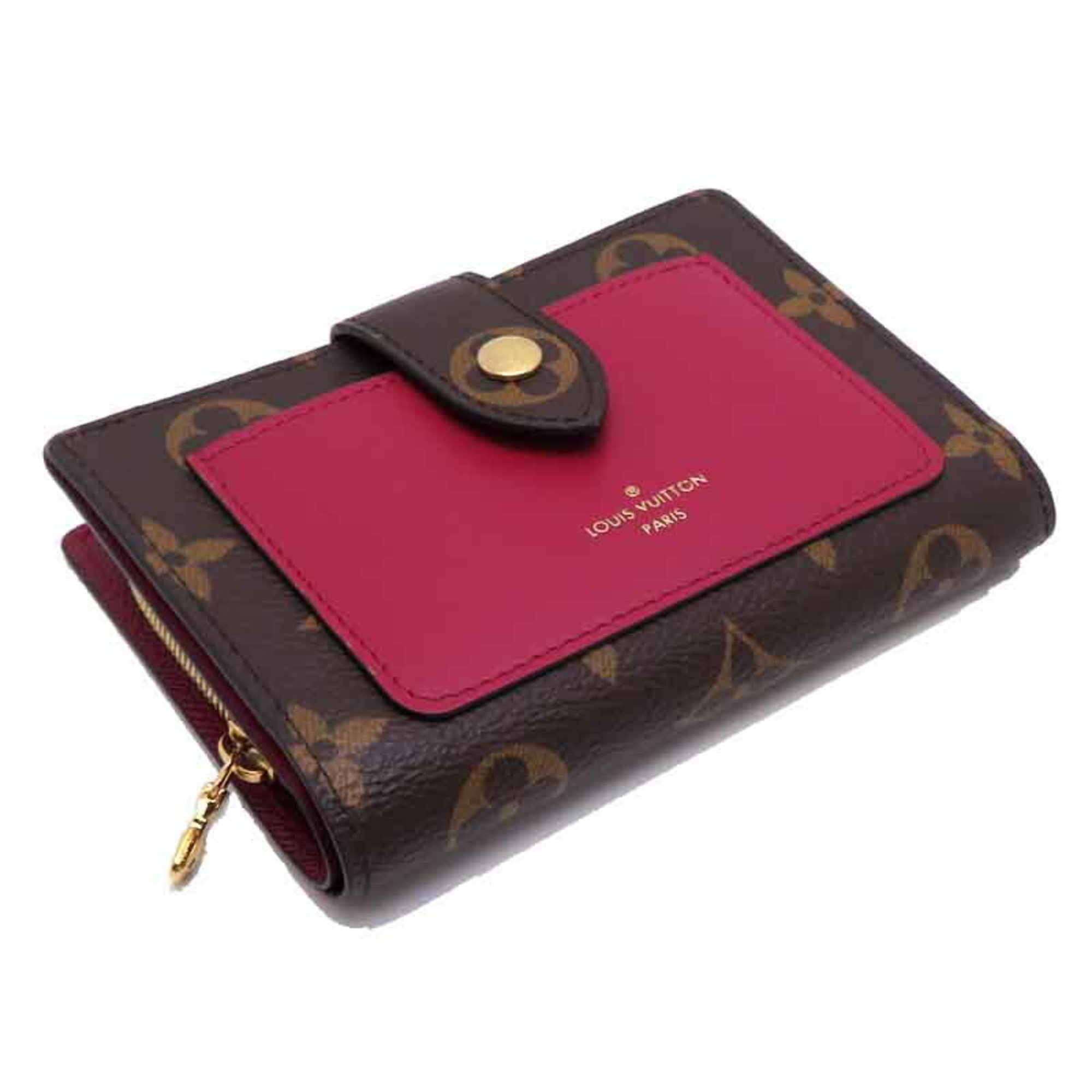 Louis Vuitton Portefeuille Juliet Women's Bi-fold Wallet M69433 Monogram (Brown) DH83036