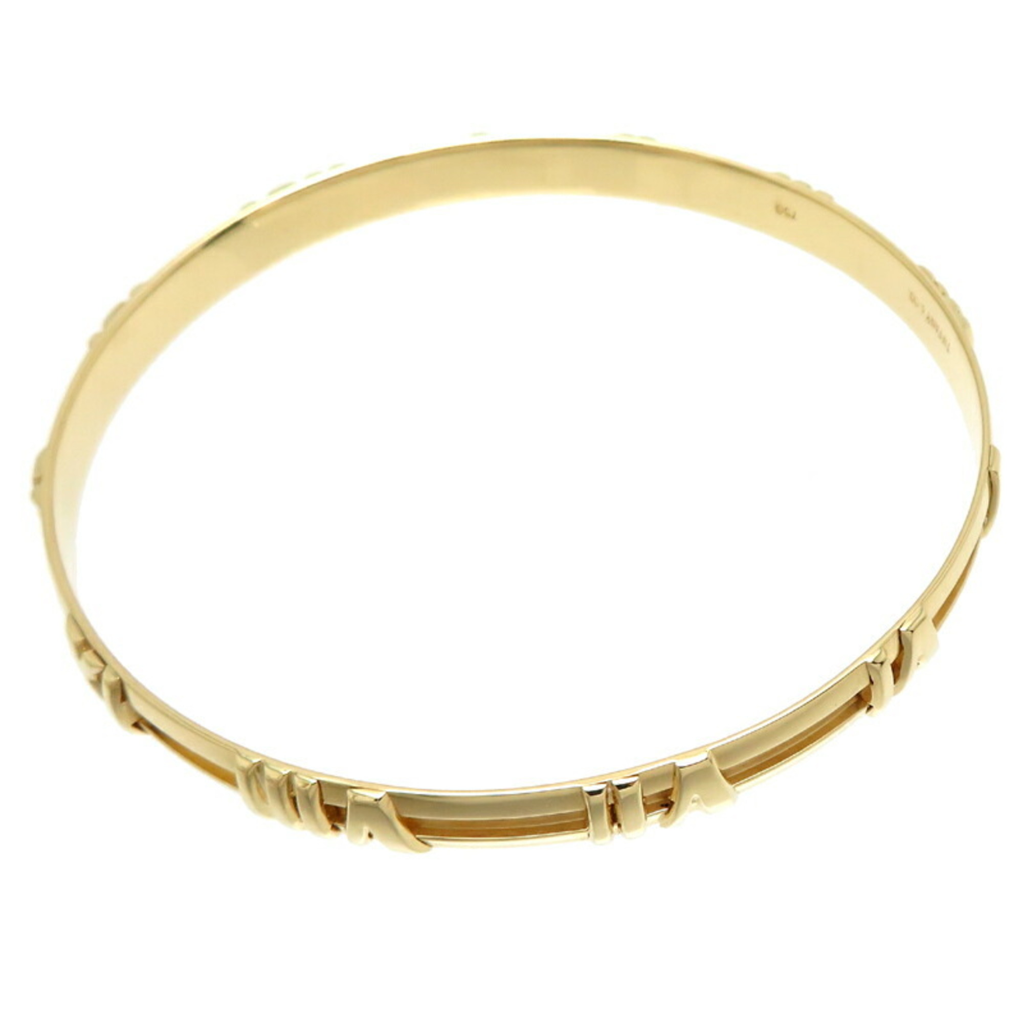 Tiffany 750YG Atlas Women's Bangle 750 Yellow Gold DH83101