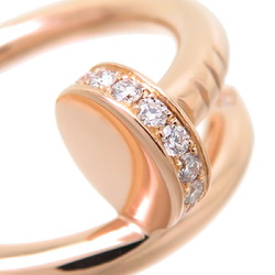 Cartier #50 approx. 0.13ct Juste un Clou ladies ring B4094800 750 pink gold size 9 DH82984