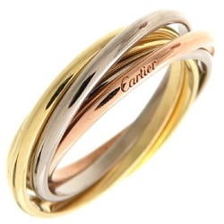 Cartier Trinity 5-row ladies ring B4089100 750 yellow gold size 11 DH82988