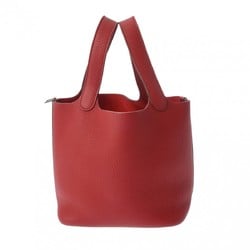 HERMES Picotin Lock PM Rouge □P stamp (around 2012) Women's Taurillon Clemence handbag