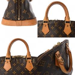 LOUIS VUITTON Louis Vuitton Monogram Alma Brown M51130 Women's Canvas Handbag