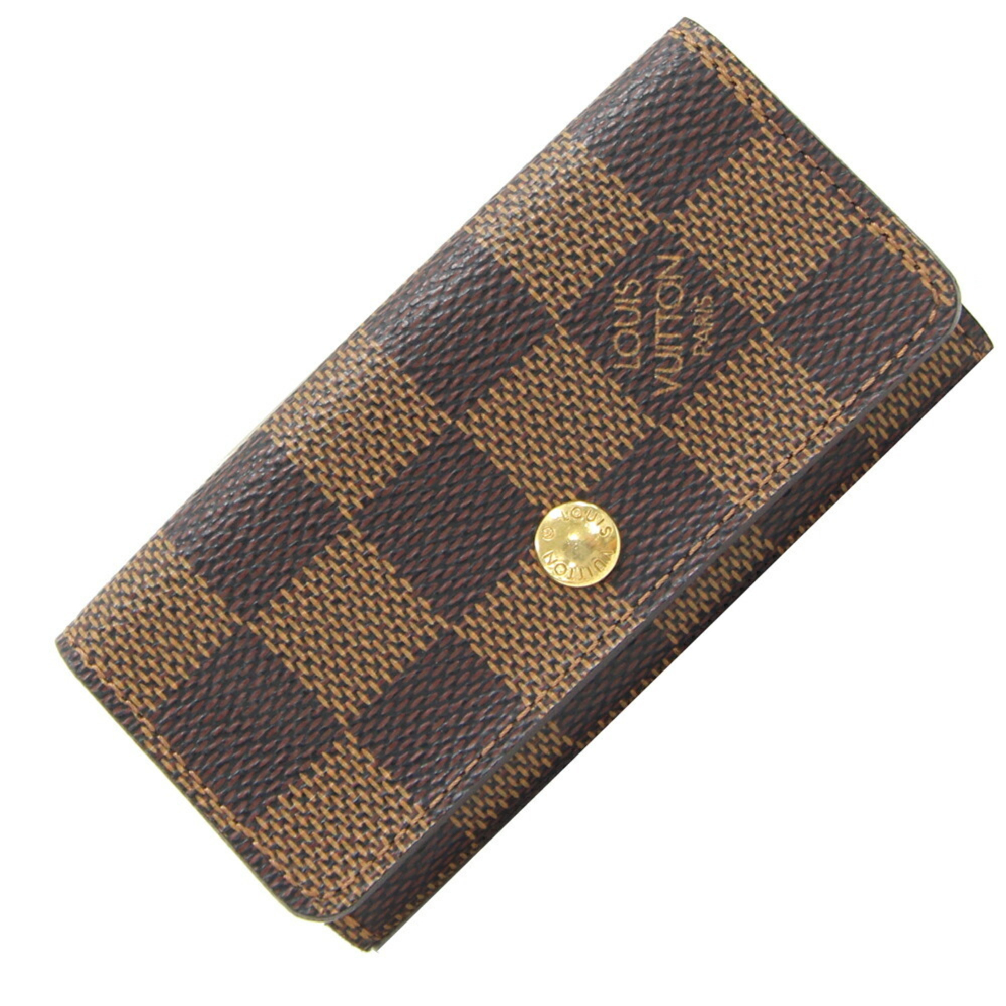 Louis Vuitton 4-ring key case Damier Multicle 4 N60385 Keys for women and men LOUIS VUITTON