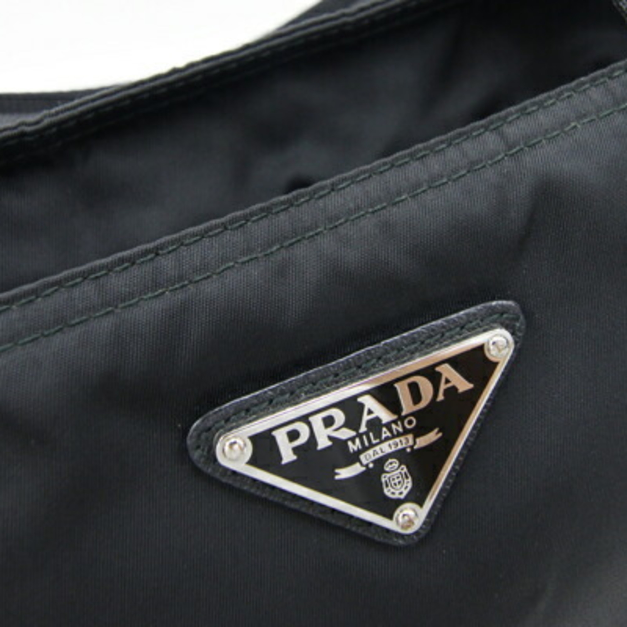 Prada handbag 1BG867 black nylon women's men's PRADA