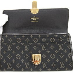 Louis Vuitton Bi-fold Long Wallet Monogram Idylle Portefeuille Sarah M630006 Fuzan Dark Brown Women's LOUIS VUITTON