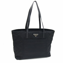 Prada Tote Bag 1BG052 Black Nylon Leather Triangle Women's PRADA