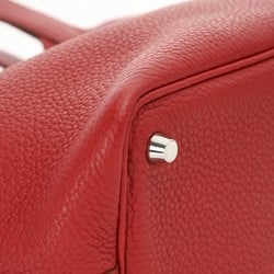 HERMES Hermes Picotin Lock PM Rouge Grenat □P stamp (around 2012) Women's Taurillon Clemence handbag