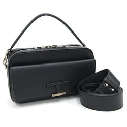 Tod's Handbag T Timeless XBMTSIX0100QDSB999 Black Leather Waist Bag Body Women Men TOD'S