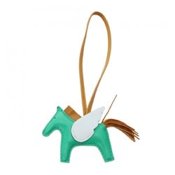 HERMES Rodeo PM Pegasus Bag Charm Mint/Blue Plume/Sesame Z Stamp (Around 2021) Women's Anjou Milo Keychain