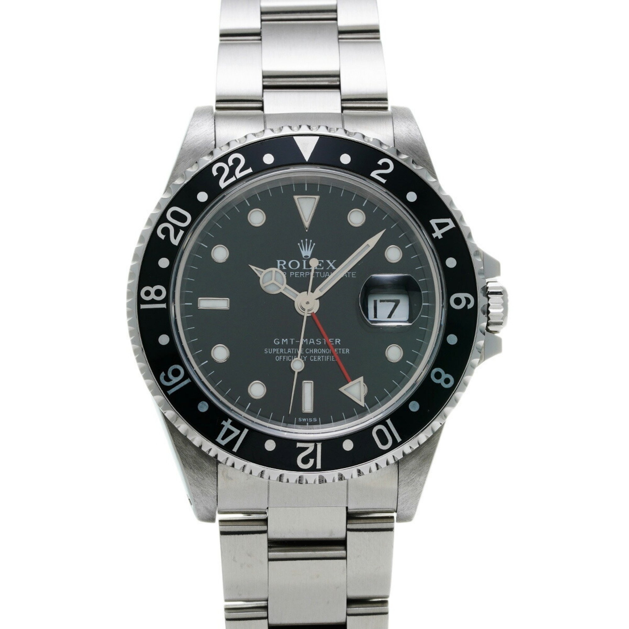 ROLEX GMT Master Black Bezel 16700 Men's Automatic Watch