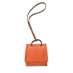 HERMES Hermes Sac Orange Bag Charm Y Stamp (around 2020) Unisex Agnès Milo