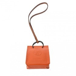 HERMES Hermes Sac Orange Bag Charm Y Stamp (around 2020) Unisex Agnès Milo