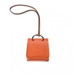 HERMES Hermes Sac Orange Bag Charm Y Stamp (around 2020) Unisex Agnès Milo