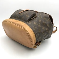 LOUIS VUITTON M51136 Montsouris MM Backpack Daypack Monogram Canvas Brown Women's