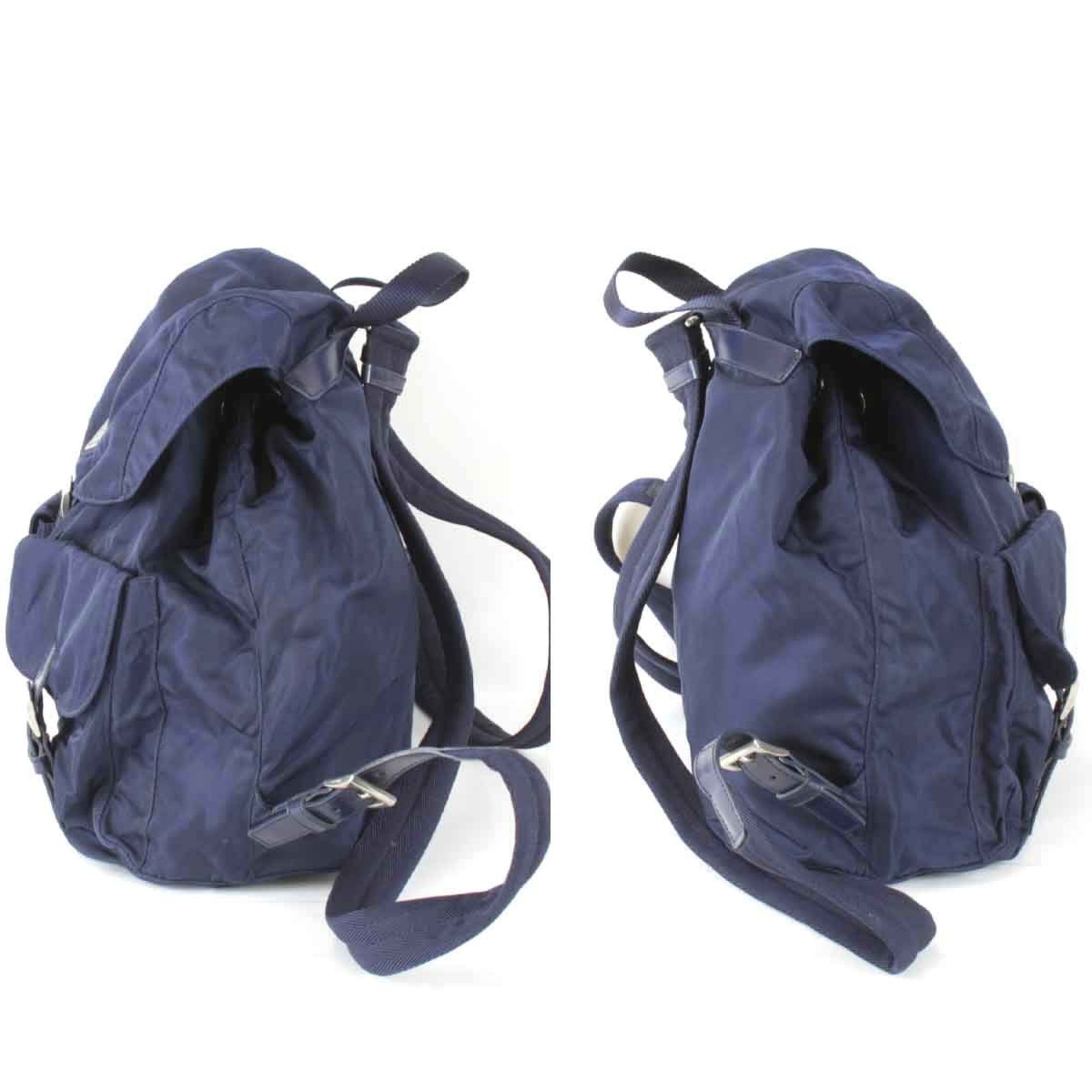 PRADA Prada Backpack Daypack Nylon Navy Women's