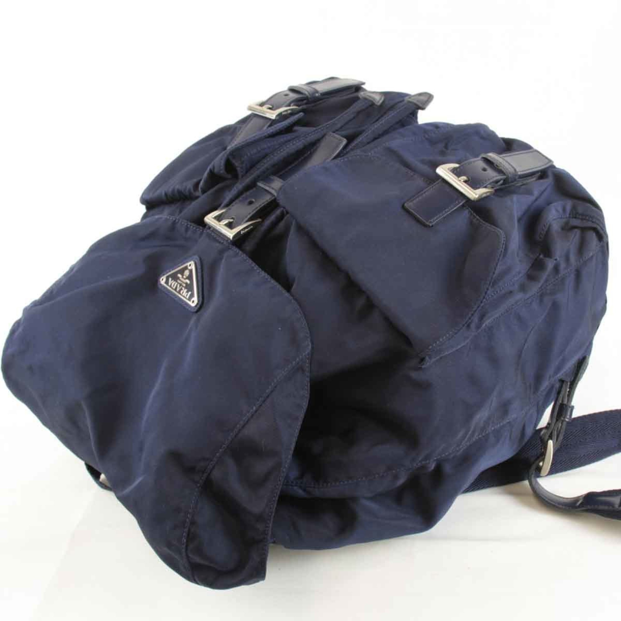 PRADA Prada Backpack Daypack Nylon Navy Women's