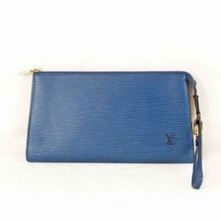 LOUIS VUITTON Louis Vuitton Pochette Accessoires M52945 Pouch Epi Leather Blue Women's