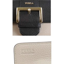 Furla Long Wallet Leather Black Women's