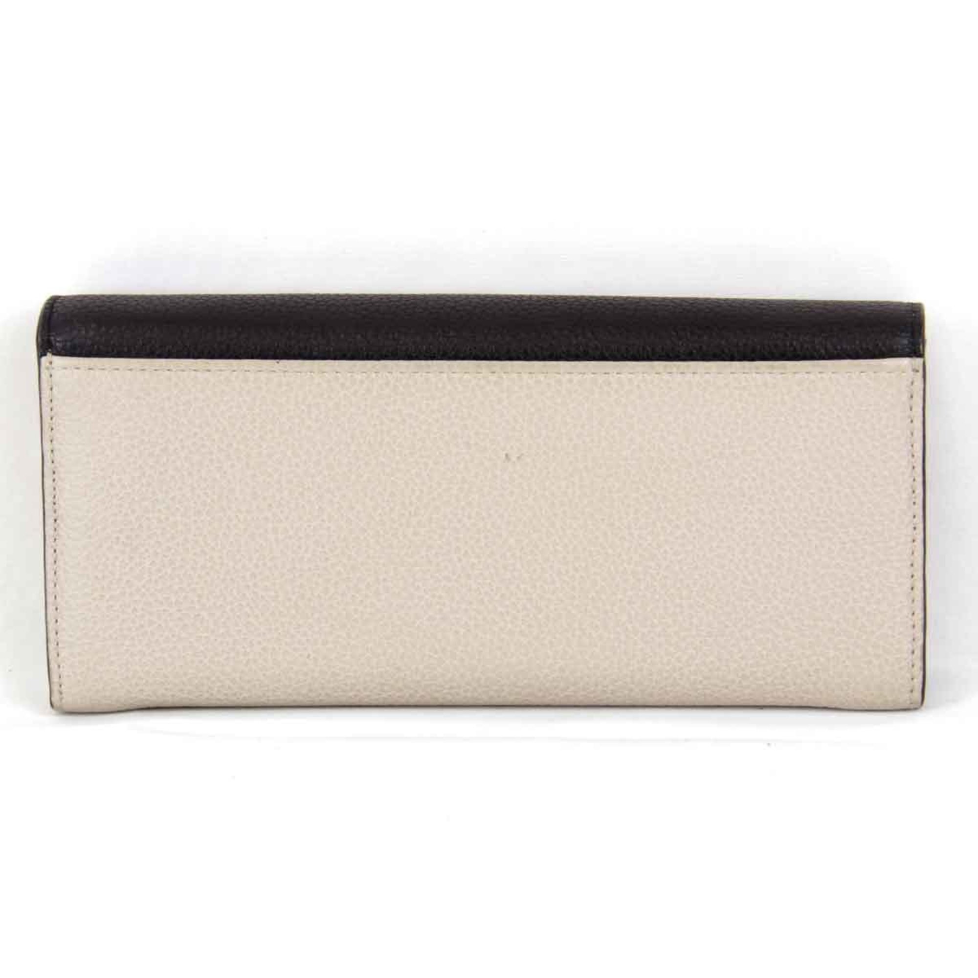 Furla Long Wallet Leather Black Women's