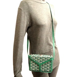 Goyard Menodiaire Trunk Women's Shoulder Bag Goyardine Green DH83083