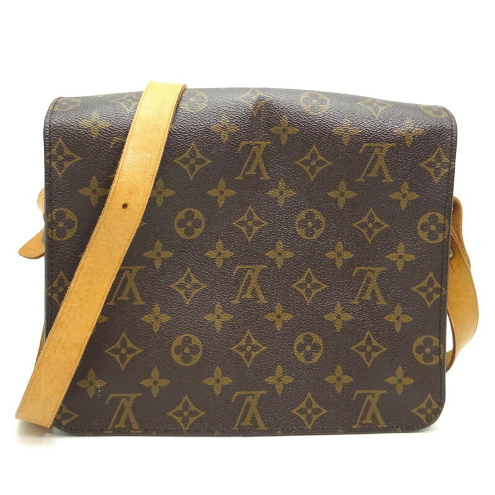 Louis Vuitton Cartesier Women's Shoulder Bag M51252 Monogram Brown DH83013