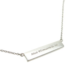 Tiffany SV925 Atlas Plate Women's Necklace Silver 925 DH83147