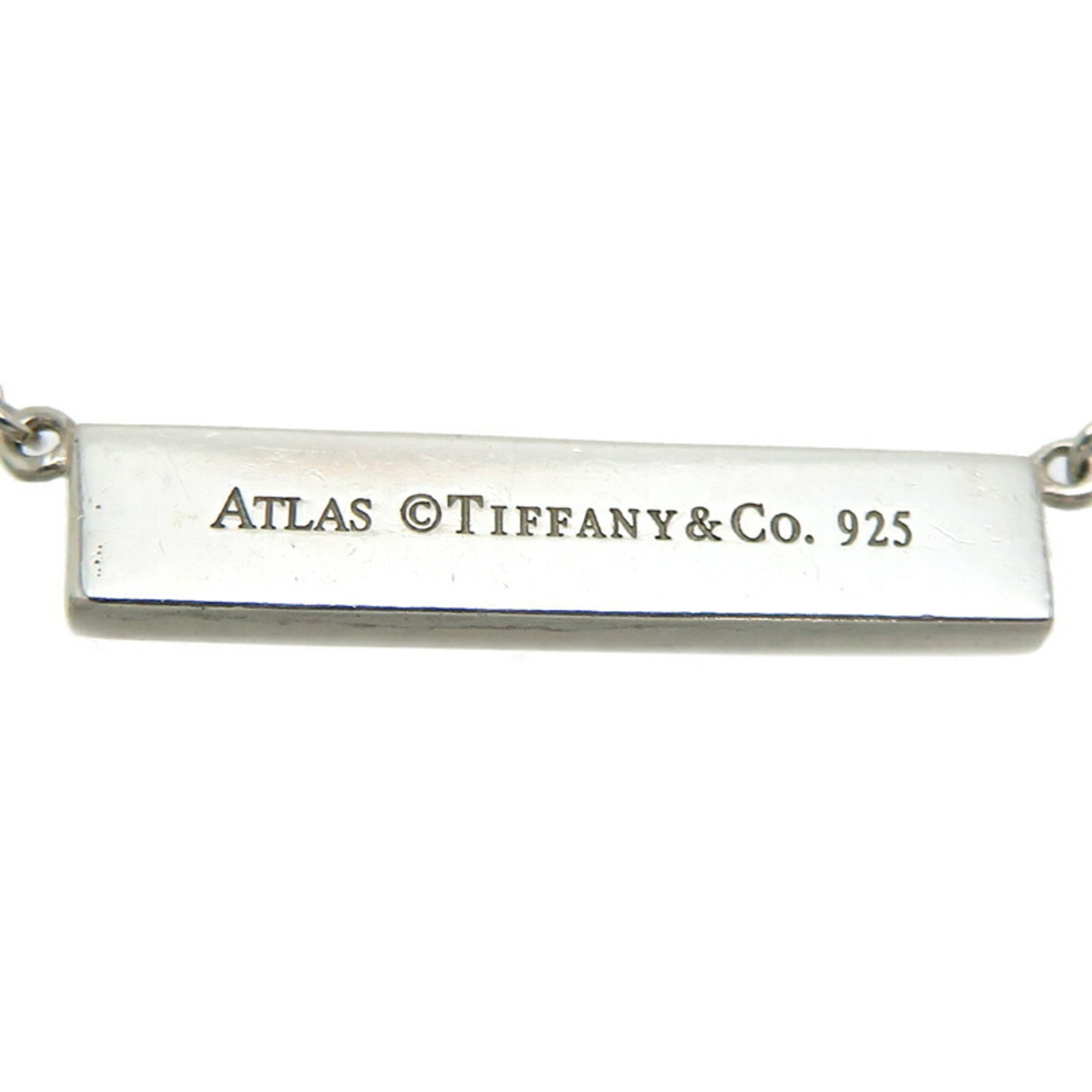 Tiffany SV925 Atlas Plate Women's Necklace Silver 925 DH83147