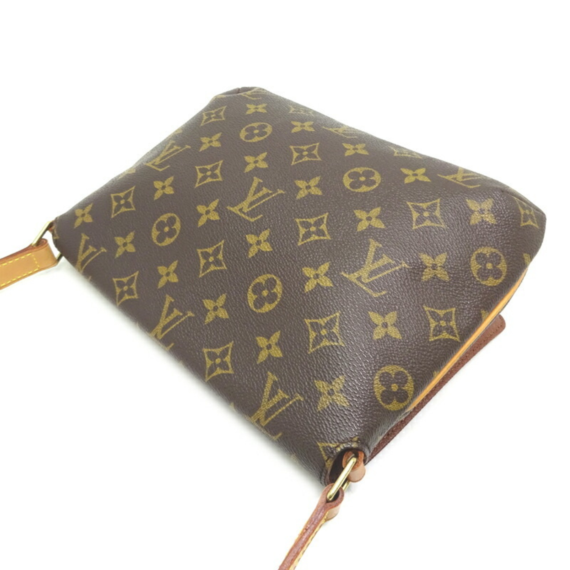 Louis Vuitton Musette Tango Short Women's Shoulder Bag M51257 Monogram Brown DH83068