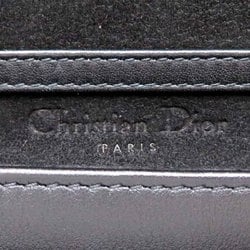 Christian Dior Wallet on Chain Women's Long Leather Black DH83040