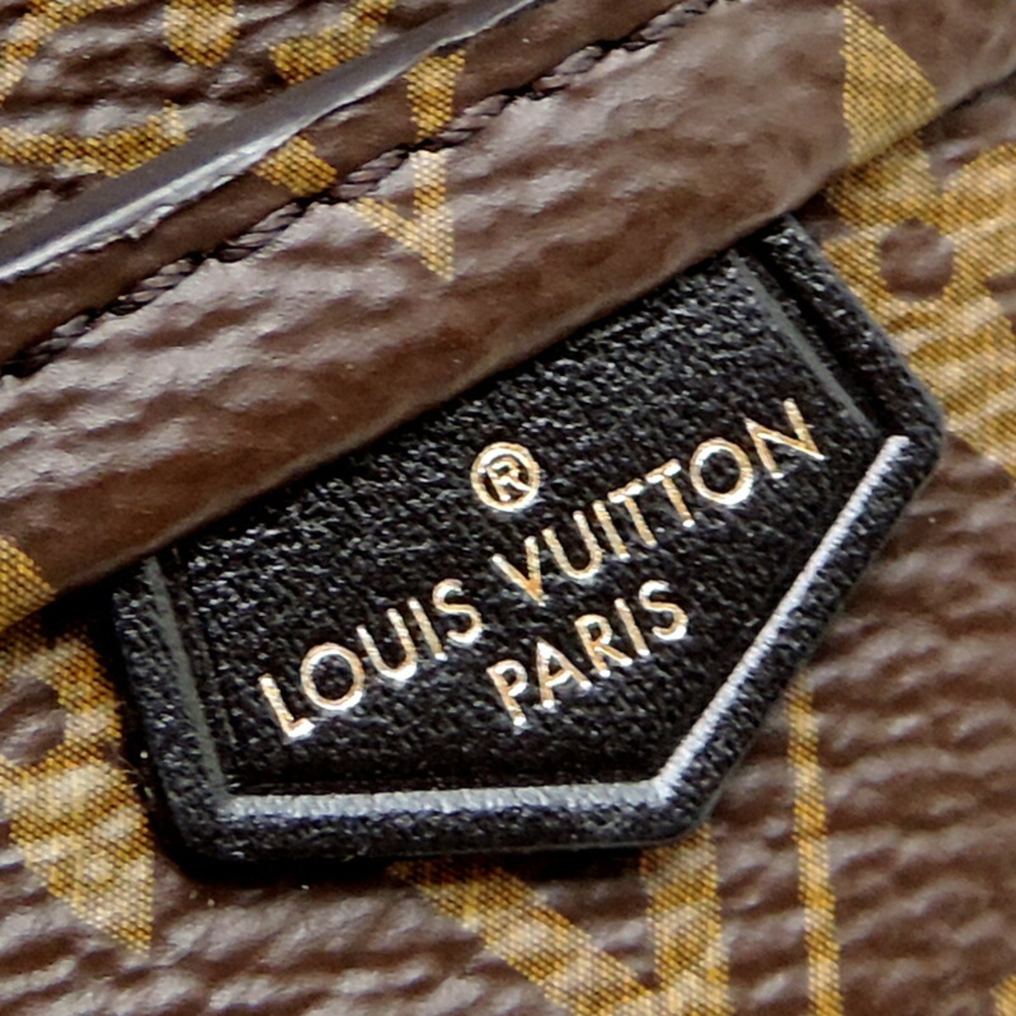 Louis Vuitton Bracelet Palm Springs Women's and Men's Pouch M6563A Monogram Brown DH83009