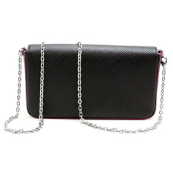 Louis Vuitton Pochette Felicie Chain Wallet Women's Long M64579 Epi Noir (Black) DH83006