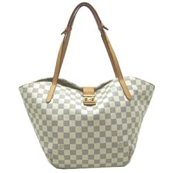 Louis Vuitton Salina PM Women's Tote Bag N41208 Damier Azur White DH83126