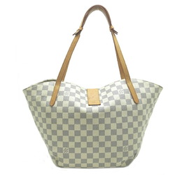 Louis Vuitton Salina PM Women's Tote Bag N41208 Damier Azur White DH83126